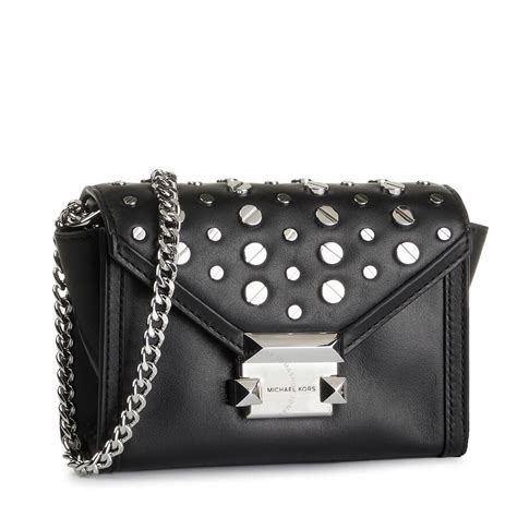 Whitney Mini Studded Leather Convertible Crossbody Bag